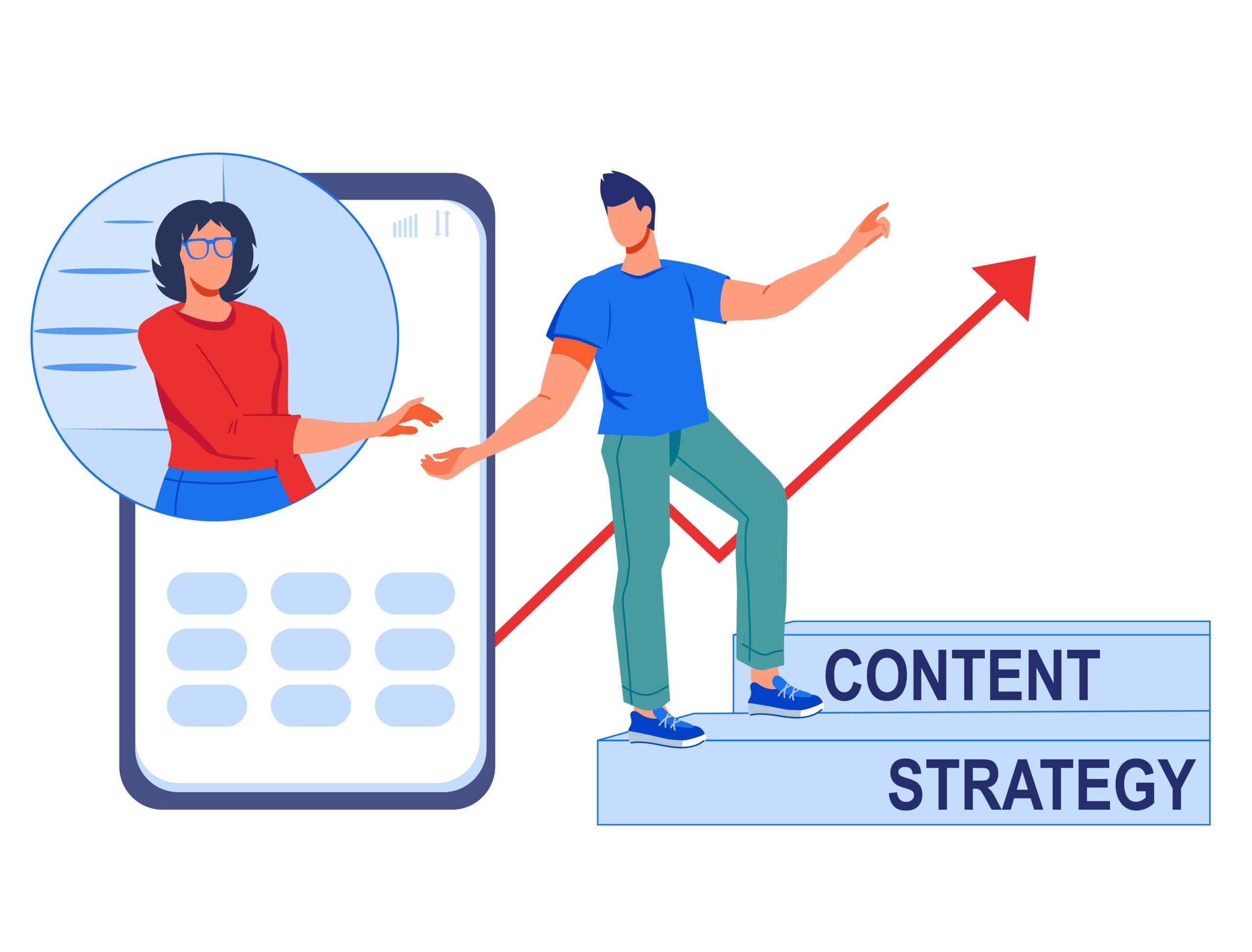 content strategy that aligns with the overall marketing goals