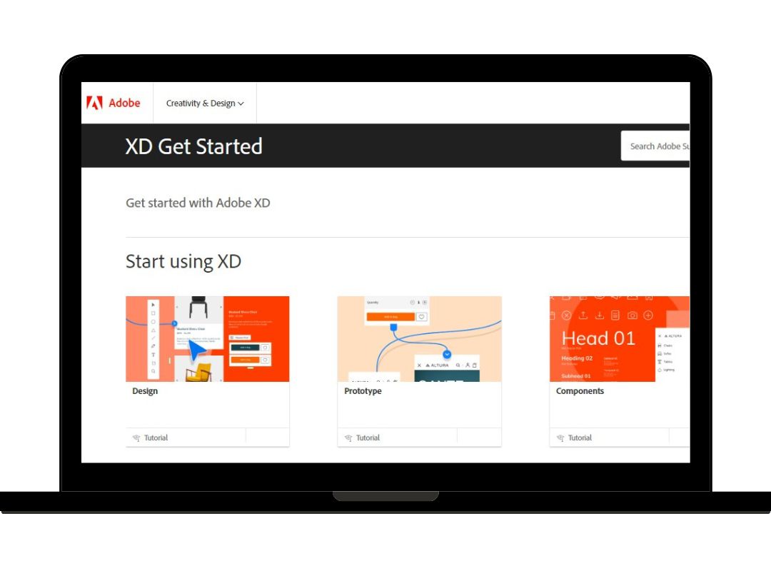 
Adobe XD is a vector-based UI/UX design tool
